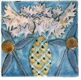 Изразец печной «Василек»