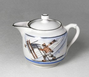 Сливочник с крышкой