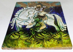 Изразец-вставка «Богатырь»