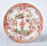 Блюдце. Из сервиза с декором в китайском стиле («шинуазри»)
