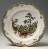 Тарелка из «охотничьего» сервиза