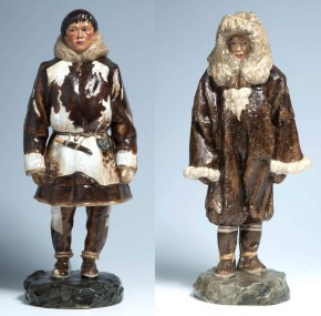 Фигуры «Чукча» и «Чукча-женщина». Серия «Народы России» 