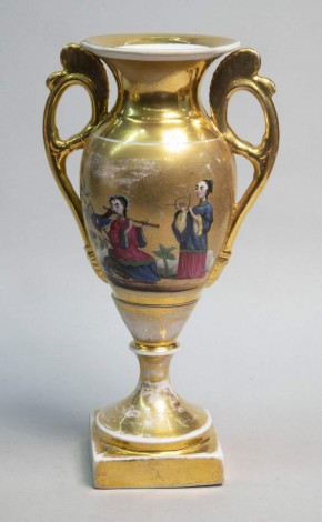 Ваза амфорная с изображением музицирующих китаянок 