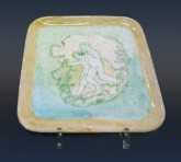 Декоративное блюдо (поднос) «Адам и Ева»