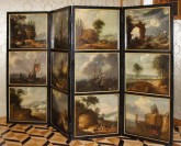 Ширма из четырех створок