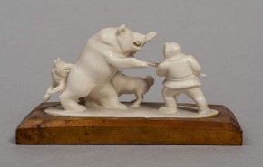 Скульптурная группа. «Охота на медведя»