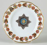 Предметы из сервиза ордена Св. Андрея Первозванного