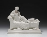 Чернильный прибор с крышкой «А. С. Пушкин за работой»