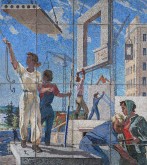 Панно «Мирные стройки»