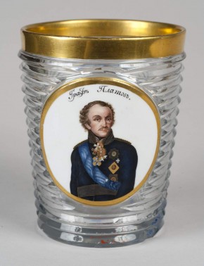 Стопа с портретом графа М. И. Платова