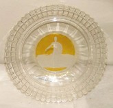 Тарелка с гравированным изображением медальона Ф.П.Толстого «Сраженiе при Березине 1812»