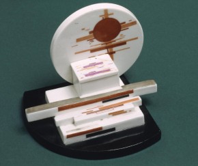 Чернильница с крышкой «Супрематизм с „планитом“»