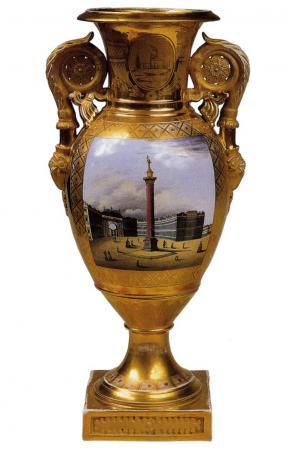 Ваза с видом Дворцовой площади и Главного штаба