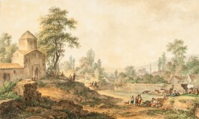 Старый Крым (Пейзаж с армянской церковью)