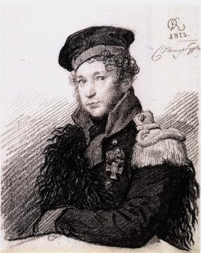 Портрет А. Р. Томилова (в форме ополченца)