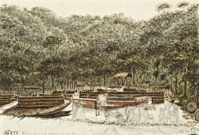 Главное селение Южной Новой Зеландии в заливе Королевы Шарлотты