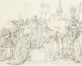 Князь Ярослав кладет первый камень церкви св. Софии в Киеве в 1040 году