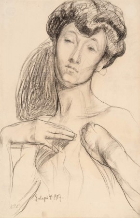 Портрет натурщицы