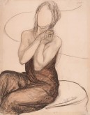 Сидящая женщина