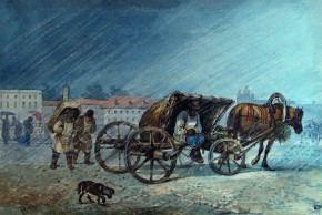 Улица в дождь