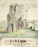 Развалины башни чертова городища