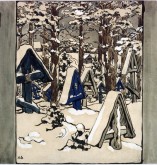 Кладбище зимой