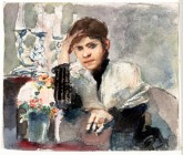 Задумавшаяся Ася