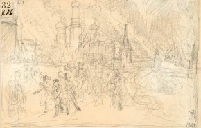 Пожар Москвы. Наполеон покидает Кремль