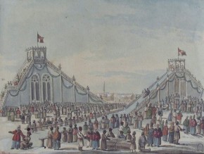 Ледяные горы на масленице / Ледяные горы на балаганах