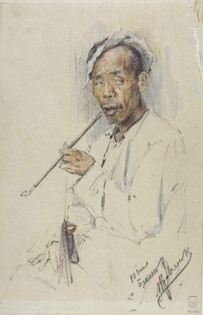 Китаец с трубкой