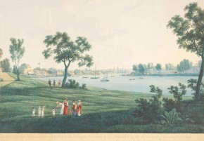 Дача М. Нарышкина на берегу Невы