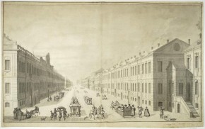 Миллионная улица от Главной аптеки к Зимнему дворцу