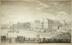 Зимний дворец императрицы Анны Иоанновны со стороны Луговой улицы