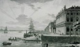 Петербург. Вид на Зимний дворец и Неву