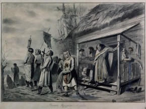 Сельский крестный ход на Пасхе