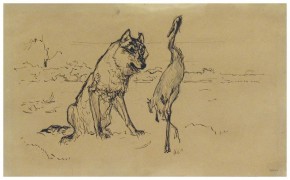 Волк и журавль