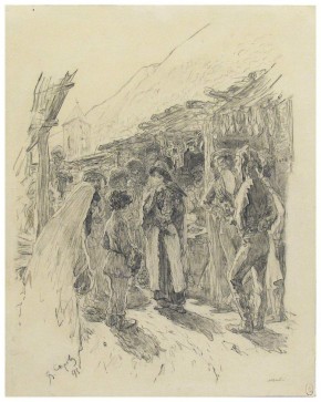 Встреча княжны Маргани и Михако на базаре