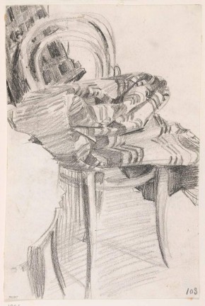 Плед на стуле