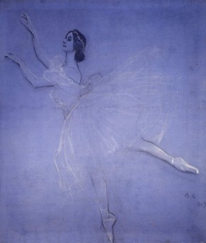 Анна Павлова в балете Сильфиды