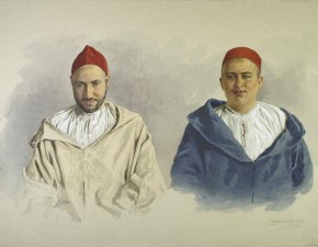 Служащие при посольстве. Два портрета