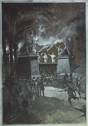 Освещение моста через Нил