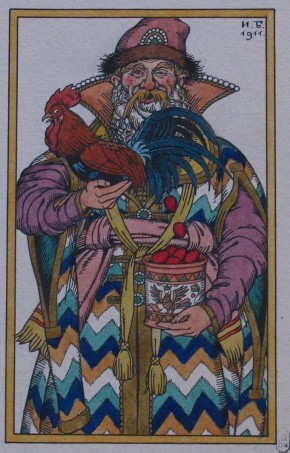 Дед с петухом. Пасхальное открытое письмо