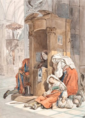 На исповеди