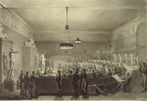 Натурный класс в Академии Художеств