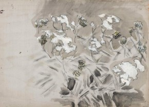 Куст под снегом