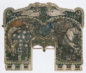 Камин "Вольга и Микула" (эскиз)