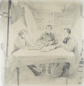 В кают-компании брига «Фемистокл»