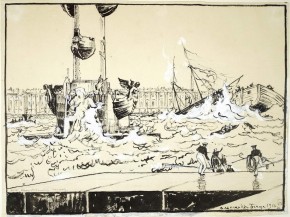 «В опасный путь средь бурных вод его пустились генералы...»