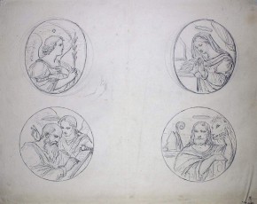 Благовещение; апостолы Матфей и Марк