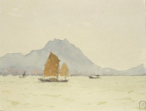 Вид на пути из Гонконга в Кантон